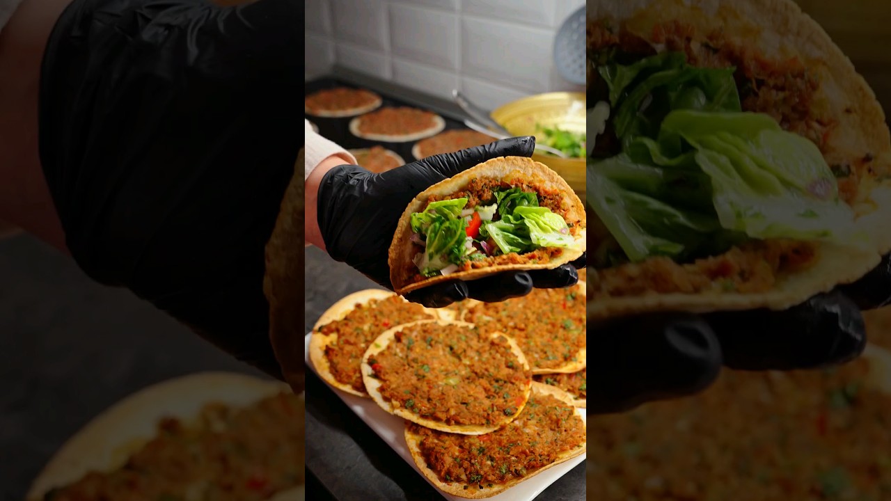 Lahmacun🤤 #food #asmr