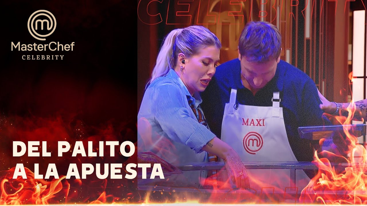 Chicanas y apuesta en vivo: Wanda y Maxi protagonizaron un picante cruce en Masterchef Celebrity