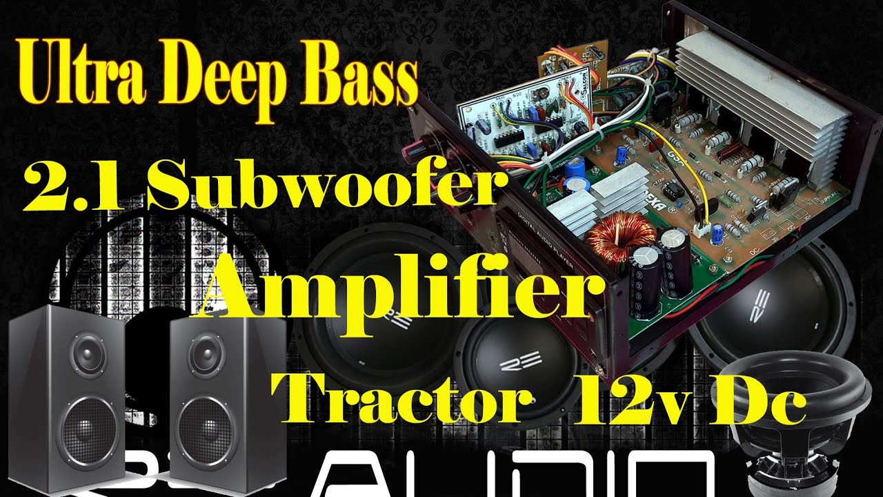 how to make a powerful ultra Bass amplifier 12v\ 2.1 subwoofer amplifier. 2sc5200\ tda7297