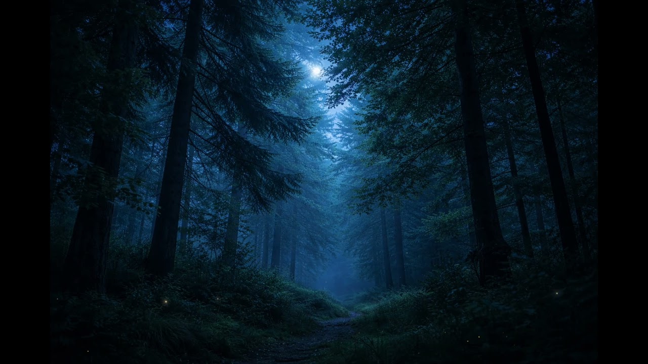 Real Wind Through Trees 🌬 Natural Forest Breeze for Deep Sleep (1 Hour)