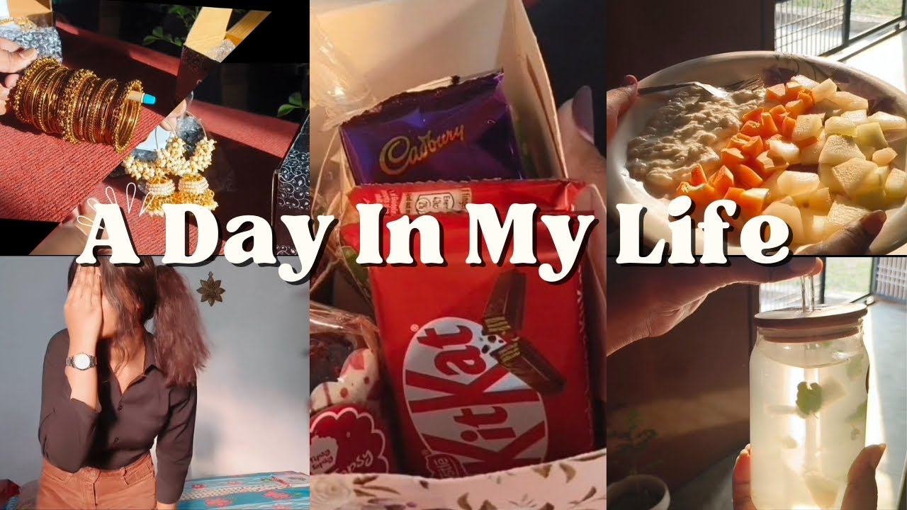 Day in my life 📖🍰| aesthetic vlog indian | exam, unboxing, food n more | life in India