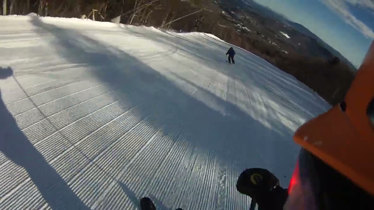 02/10/26 The Big Man enjoying Stratton corduroy on BLACK BEAR.