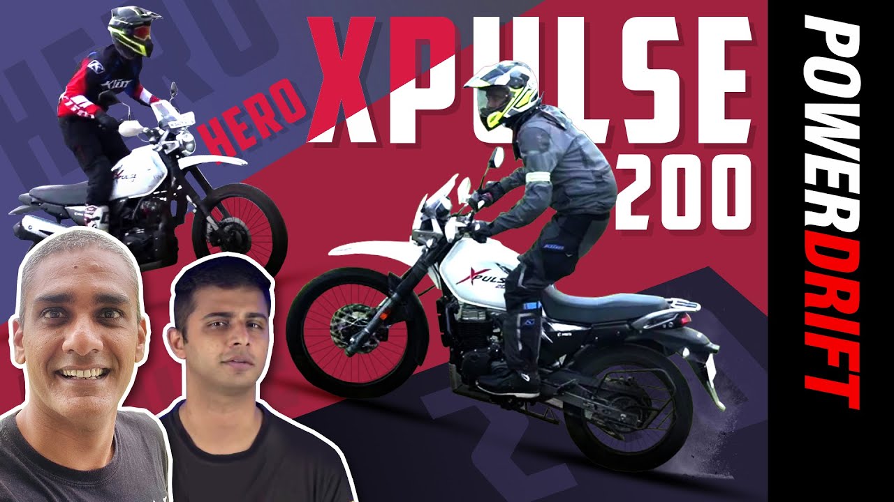 GIVEAWAY Alert | Hero Xpulse 200 BS6 | Learning to like off-roading | PowerDrift