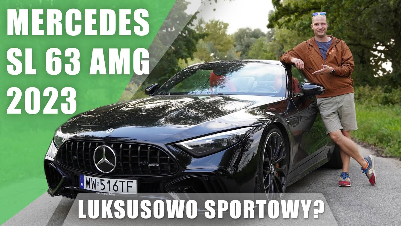 Mercedes SL 63 AMG 4Matic+ 2023 4.0 V8 585 KM. Luksusowo sportowy?
