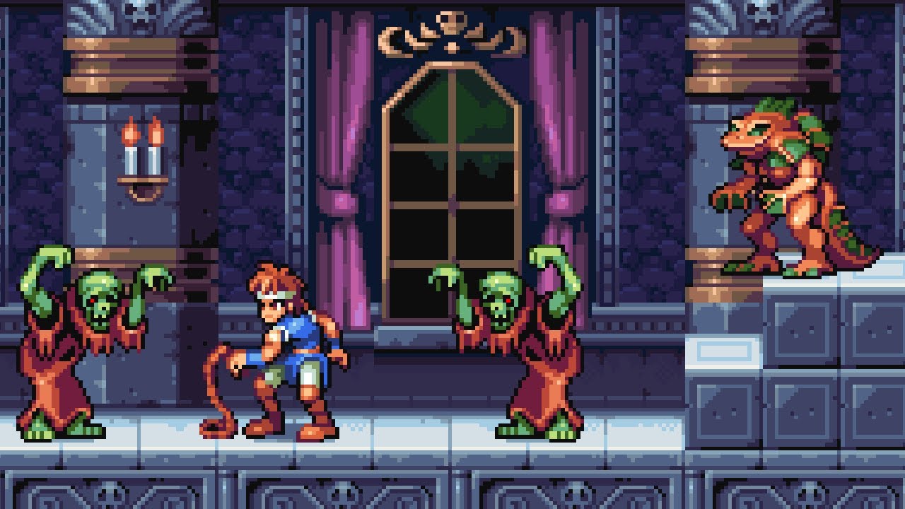 Pixel Art Mockup | Castlevania Rondo of Blood | Full Process