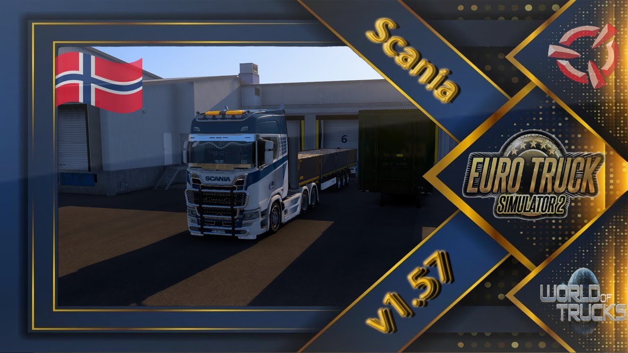 ETS 2 #186 Quer durch Europa Steinkjer ( N ) - Mo I Rana ( N )