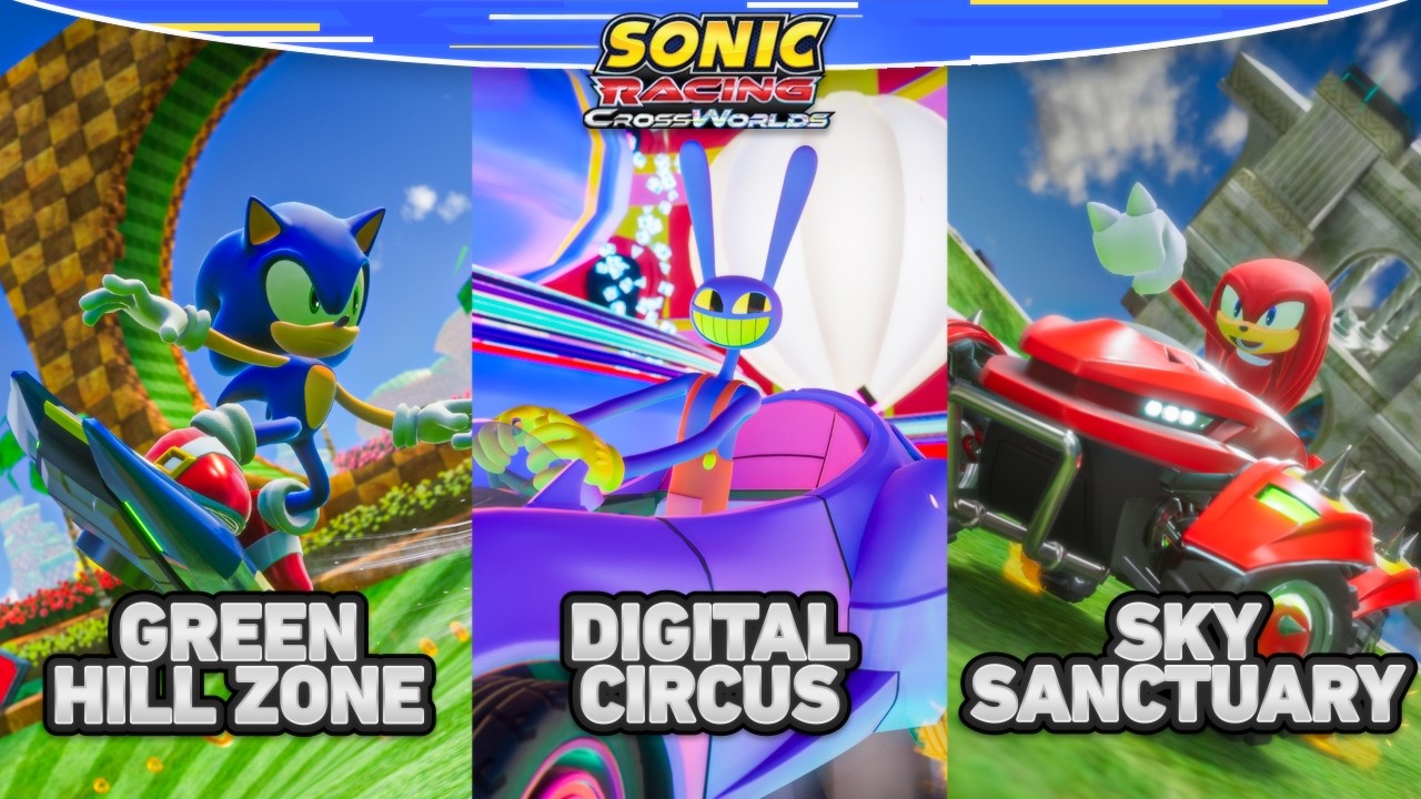 Sonic Racing: CrossWorlds - New Maps & Characters