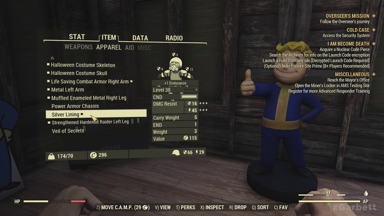 Fallout 76 - Unlimited Carry Weight Glitch