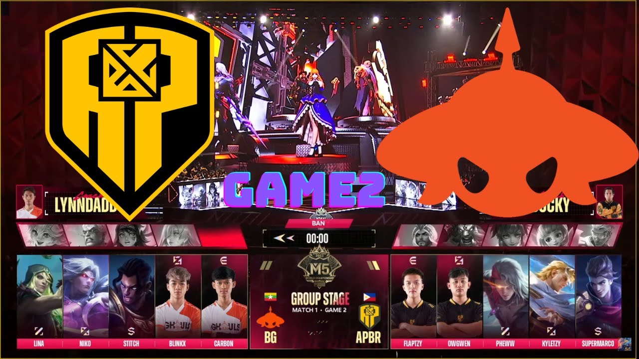 【モバレ世界大会】このプレー日本で出来る人見たことありません。。。APBR vs BG GAME2 M5 World Championship【モバイルレジェンド/Mobile Legends】