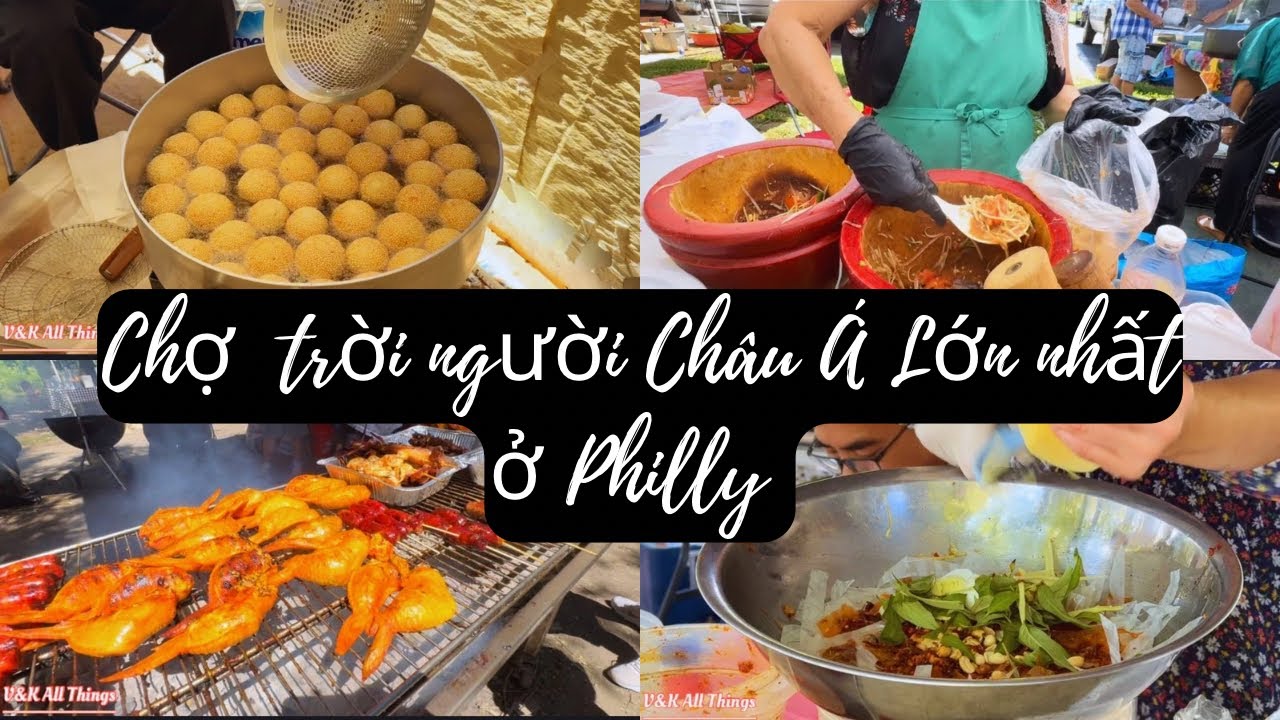 Largest Asian Flea Market in Philly | Southeast Asian Market at FDR Park, Philadelphia-Full Tour