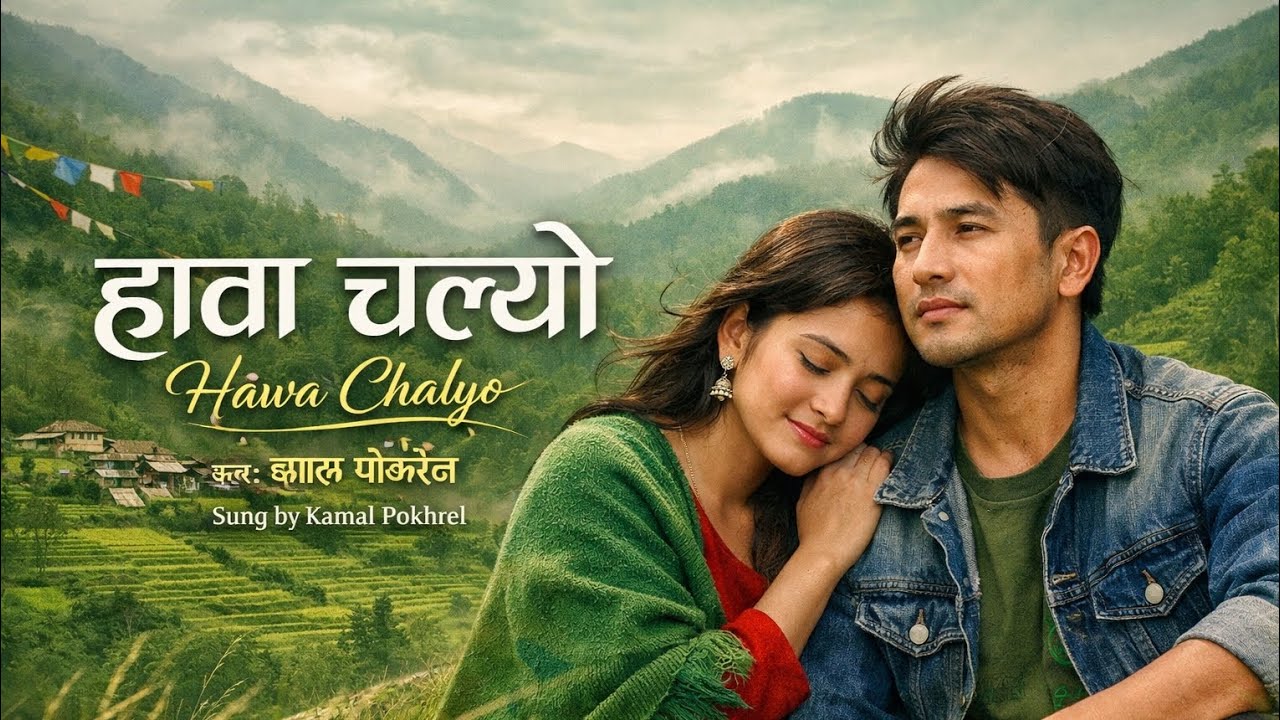 हावा चल्यो - Hawa Chalyo, new nepali song by kamal pokhrel 2026 ,Hawa Chalyo new nepali song 2082
