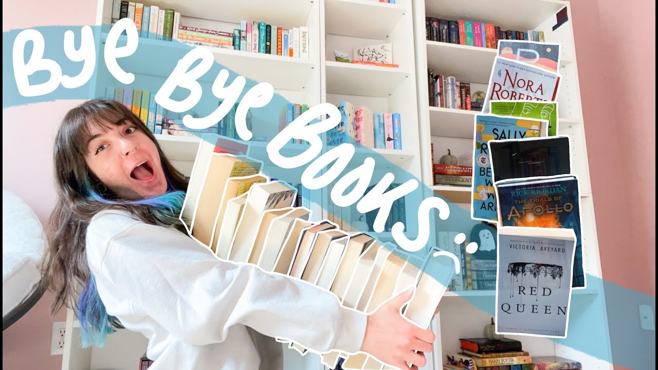 my first unhaul // getting rid of books