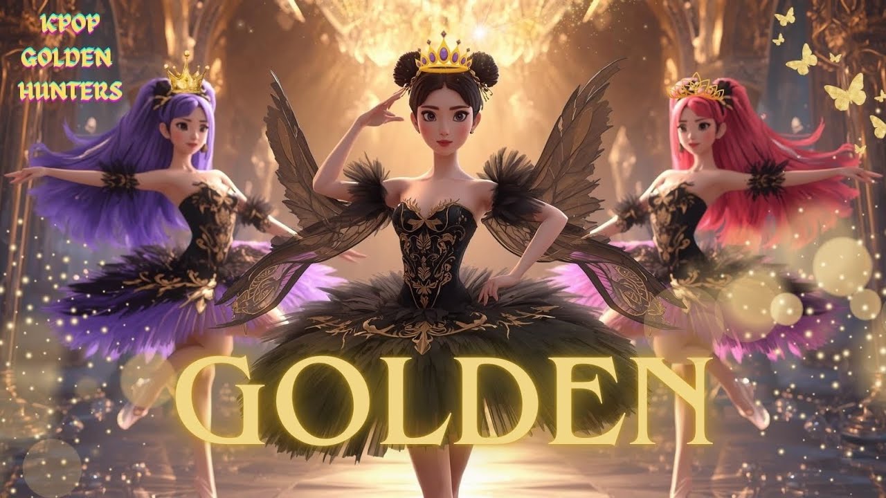 GOLDEN Kpop| Unofficial Dance Video Cover |Ballerina Black Swan Princess inspired| Huntri/x