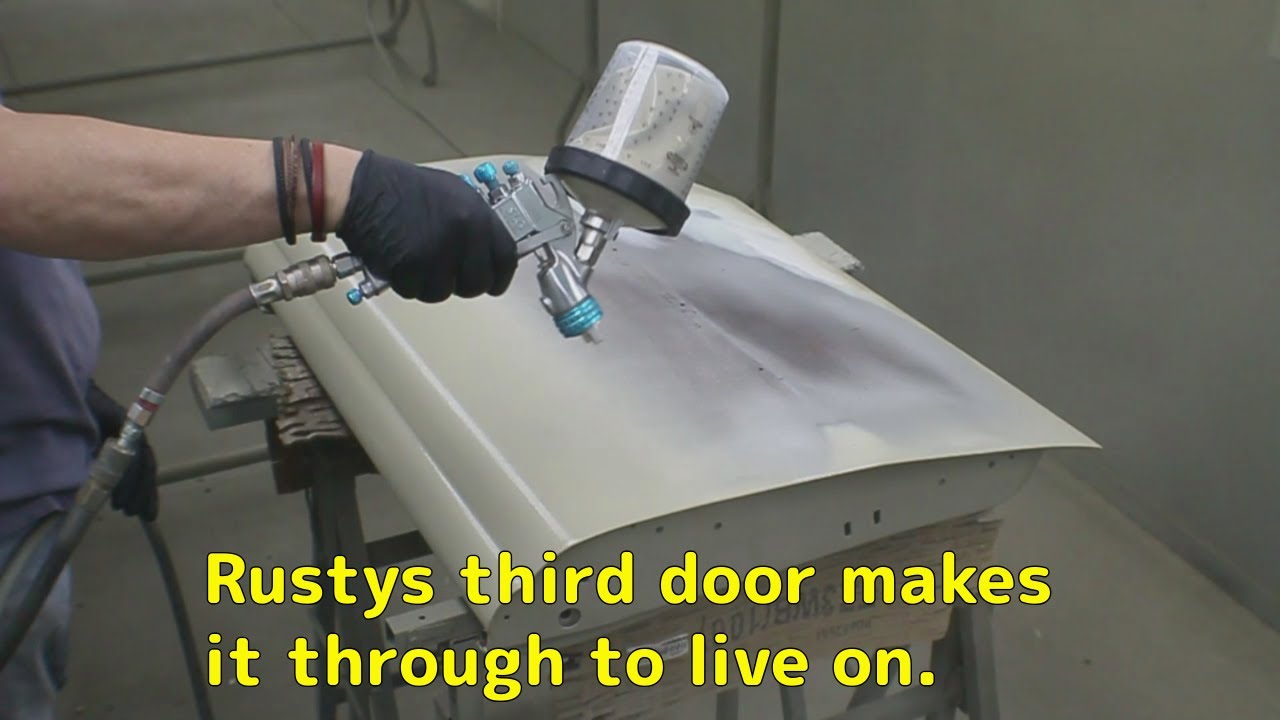 Third time lucky for Rusty the Rover P6 door.