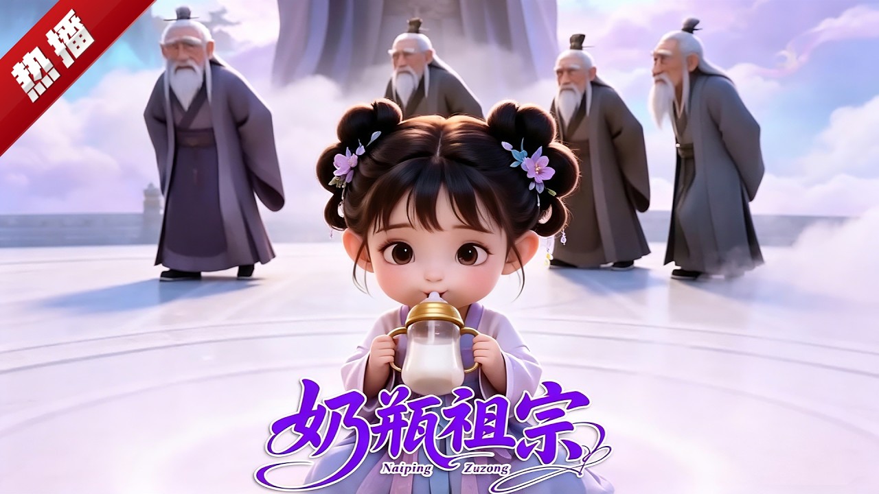 MULTI SUB《奶瓶祖宗》仙界萌煞神！一歲祖奶逼瘋眾仙！老仙君們哄她去人間投胎，她轉頭就打劫了丹君爺爺藏的所有寶貝丹藥。 #AI #漫劇 #動漫 #無盡動漫社