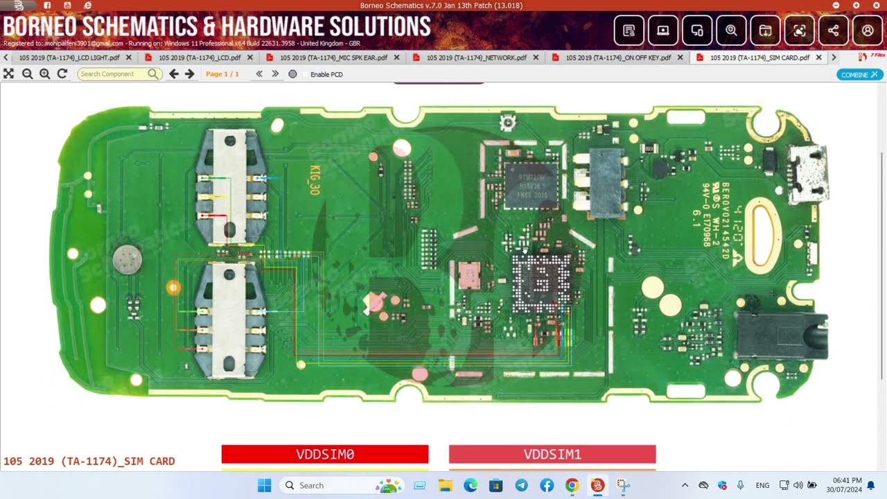 Nokia 105 2019 (TA-1174) Full Schematic Diagram @TheFixSolution
