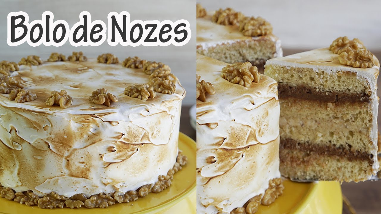 O melhor BOLO DE NOZES do mundo I Receitas e Temperos