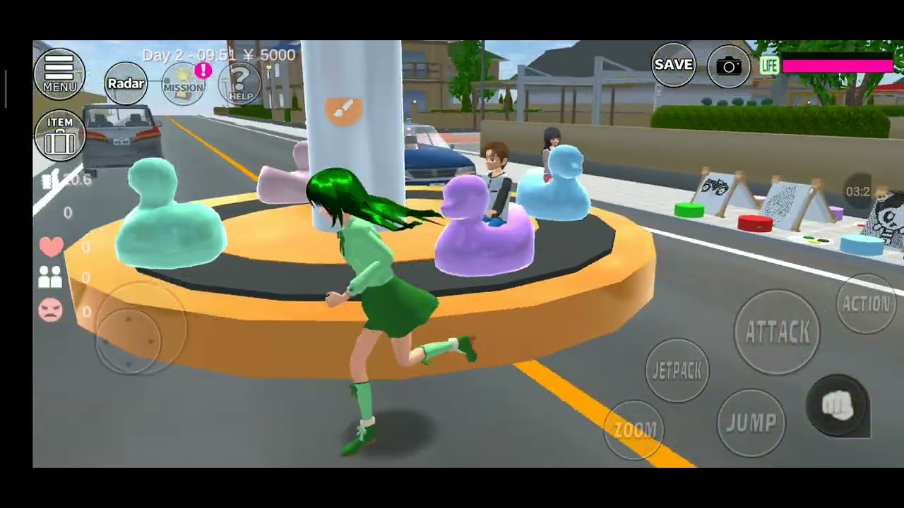 💞ညီအမနှစ်ယောက်ဈေးသွားမယ်🧸#sakuraschoolsimulator💞