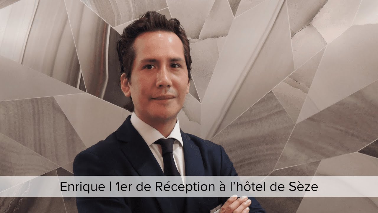 Enrique - Premier de R&eacute;ception &agrave; l'h&ocirc;tel de S&egrave;ze