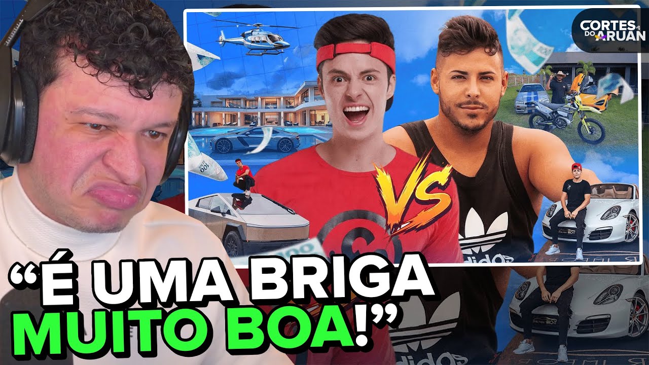 ARUAN REAGE: RENATO GARCIA VS ENALDINHO: QUAL DOS YOUTUBERS TEM A VIDA MAIS LUXUOSA? (SABE TUDO)