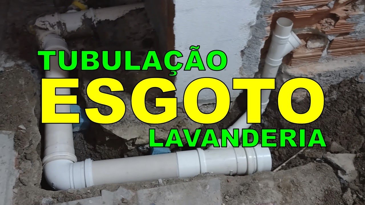 COMO FAZER A TUBULAÇÃO DE ESGOTO PARA LAVANDERIA, Guia Completo para Iniciantes!