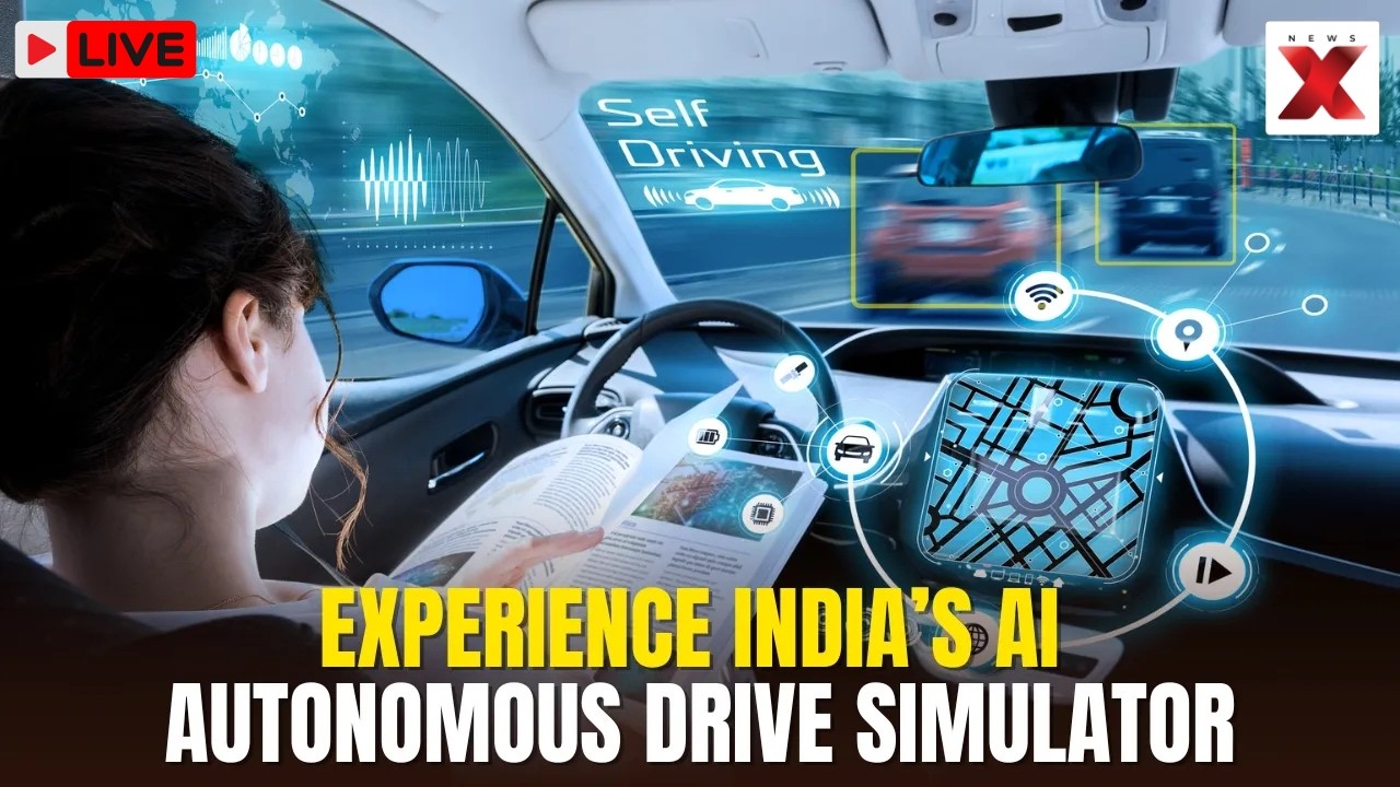 AI Impact Summit 2026 LIVE: India Showcases Fully Autonomous Driving Experience | NewsX On Ground
