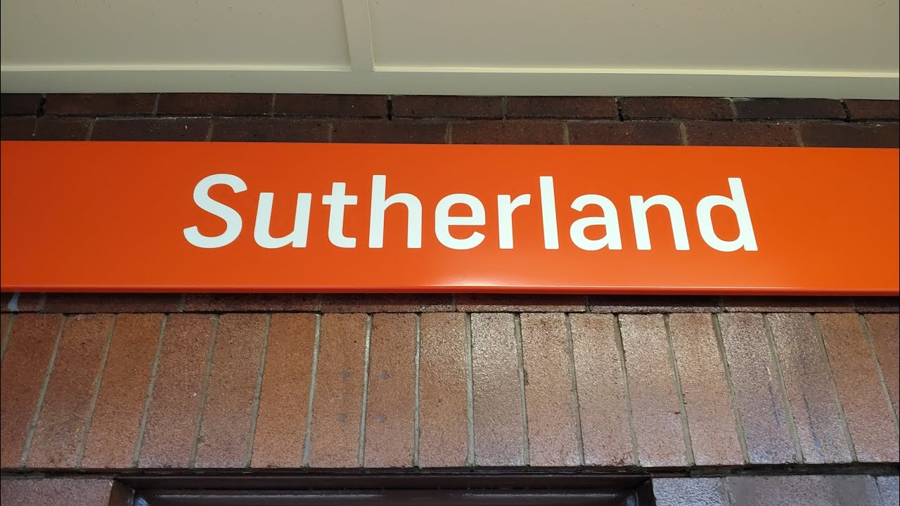 Train spotting at Sutherland 