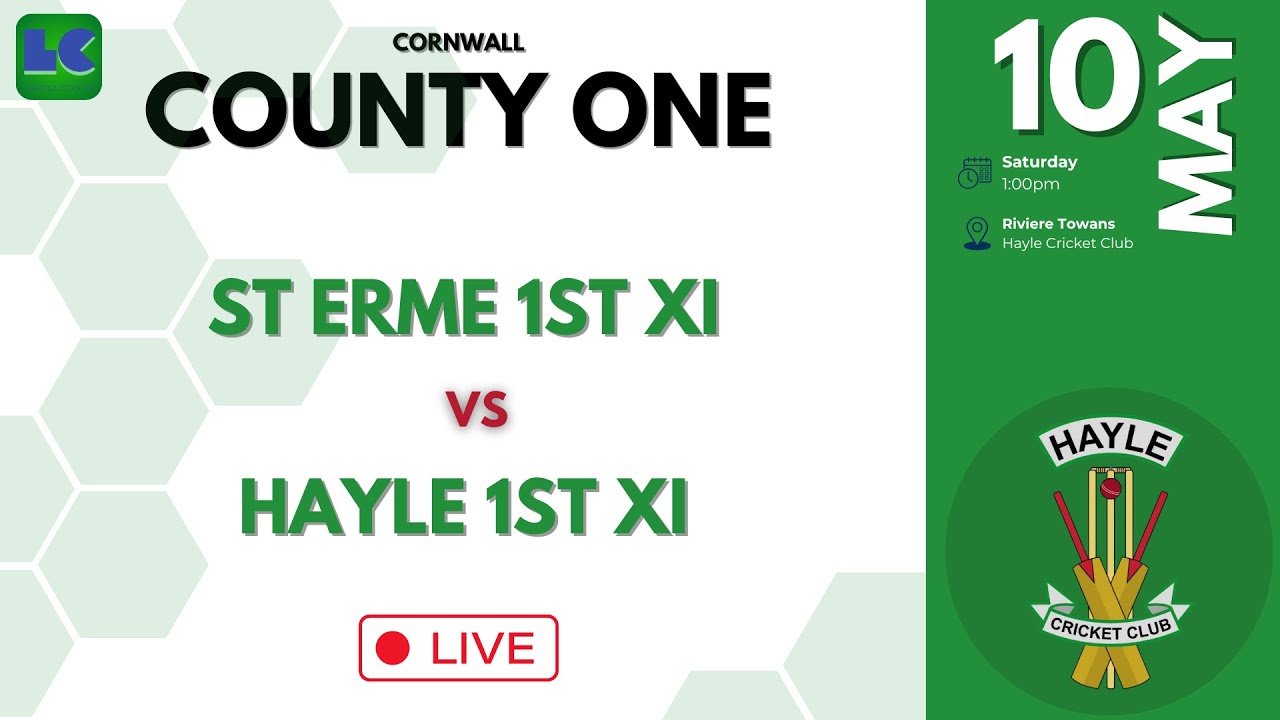 CORNWALL COUNTY ONE  |  St Erme 1st XI v Hayle 1st XI