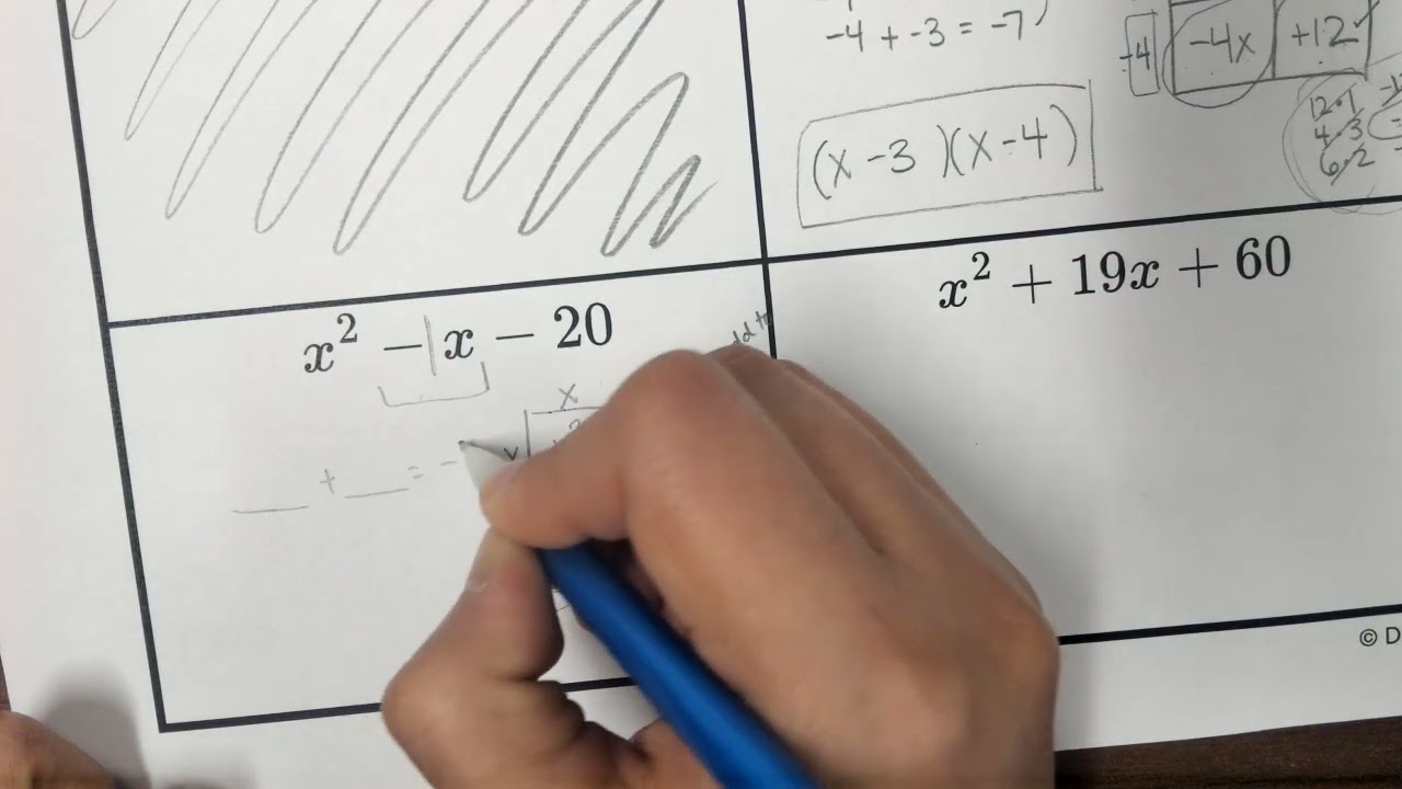 Factoring Example 3