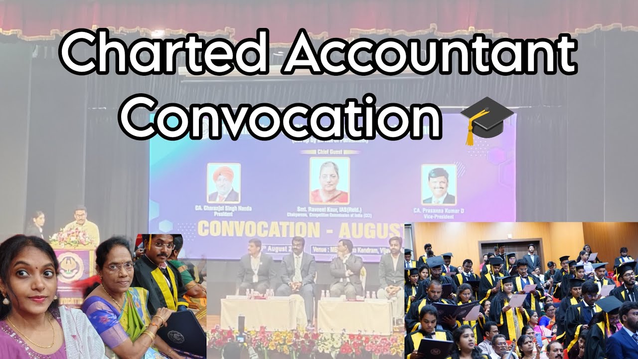 CA Convocation 2025 Vlog🎓 | First time in Vijayawada✨