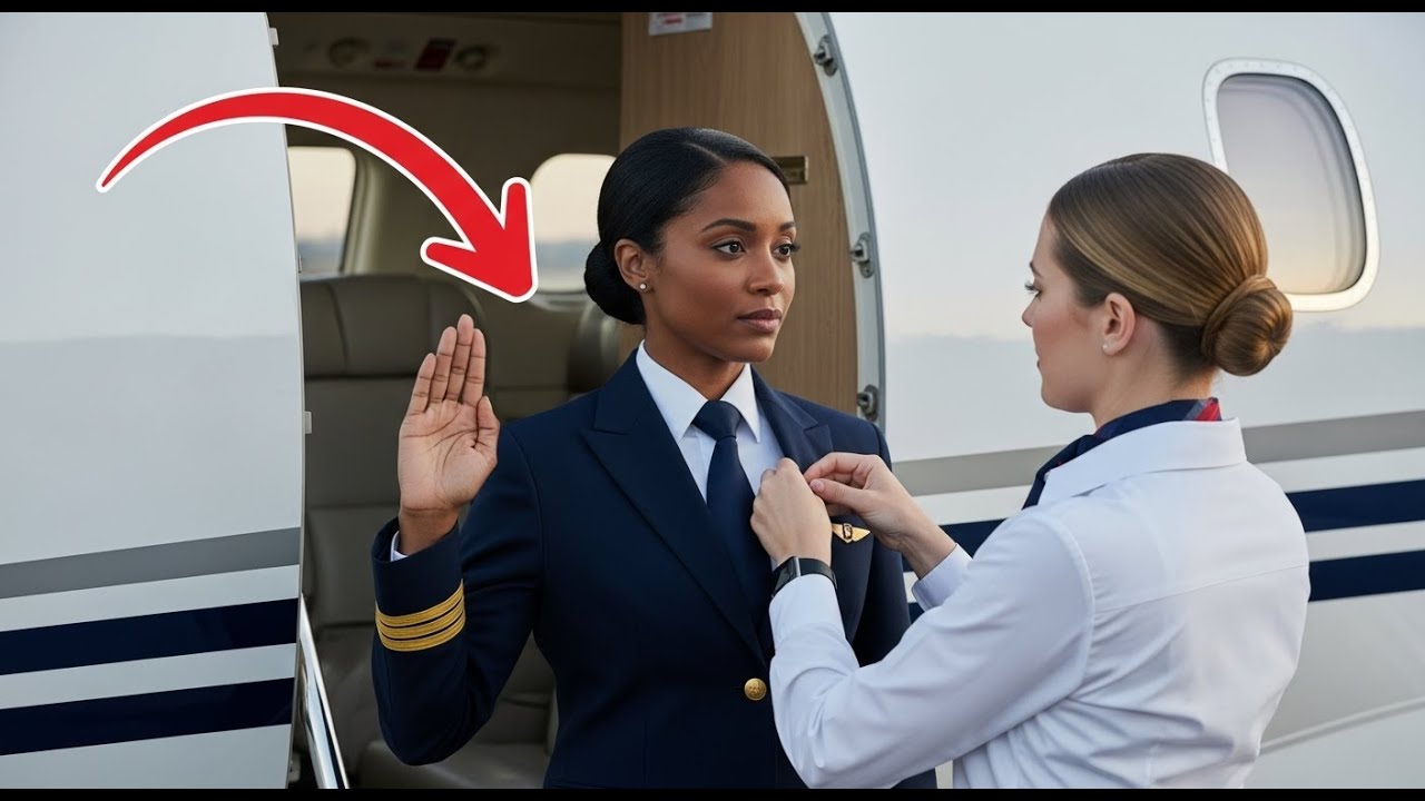 They Told the Black Pilot to “Wait Outside” — Seconds Later, She Took Control