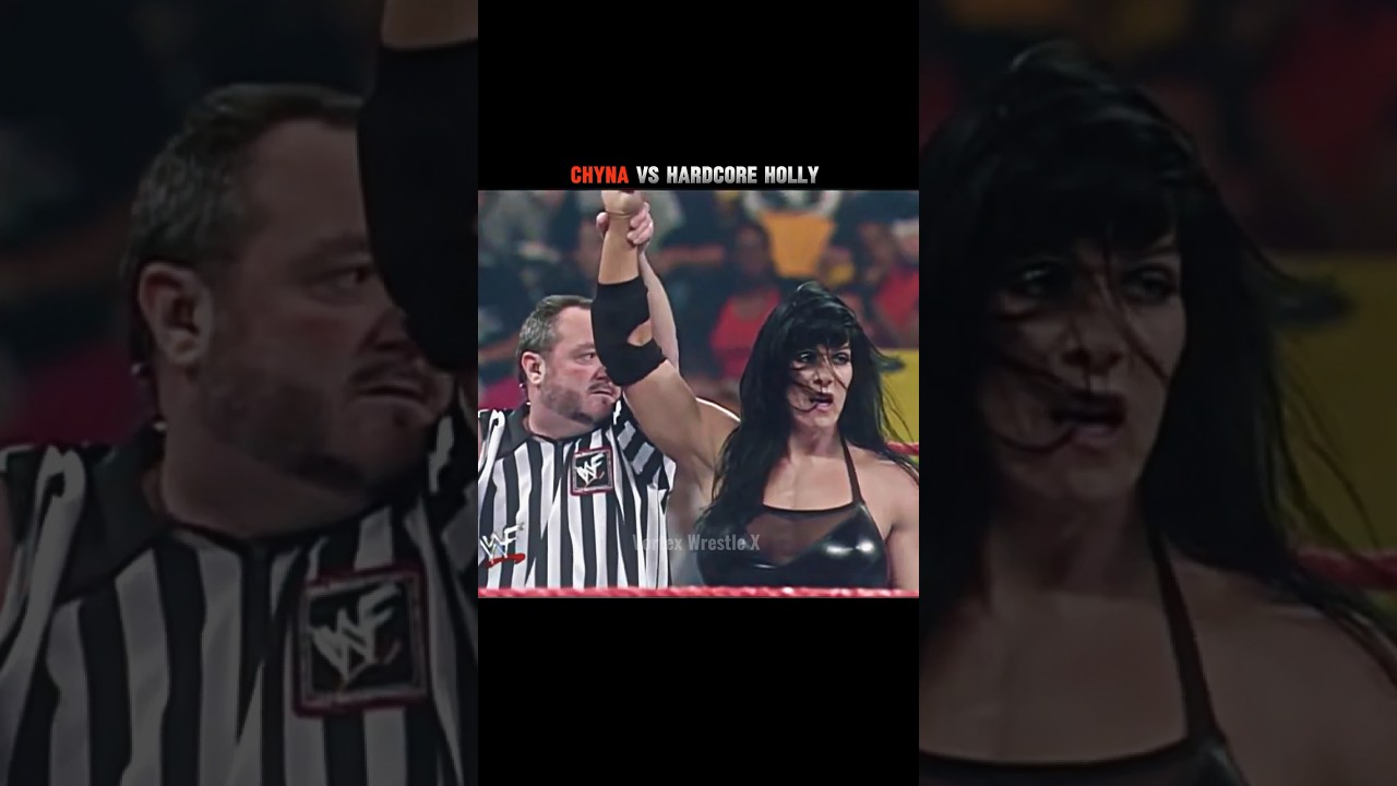 Chyna vs Hardcore Holly 🔥🥶| Intergender Match ☠️| Raw 2000 🥵 Edit