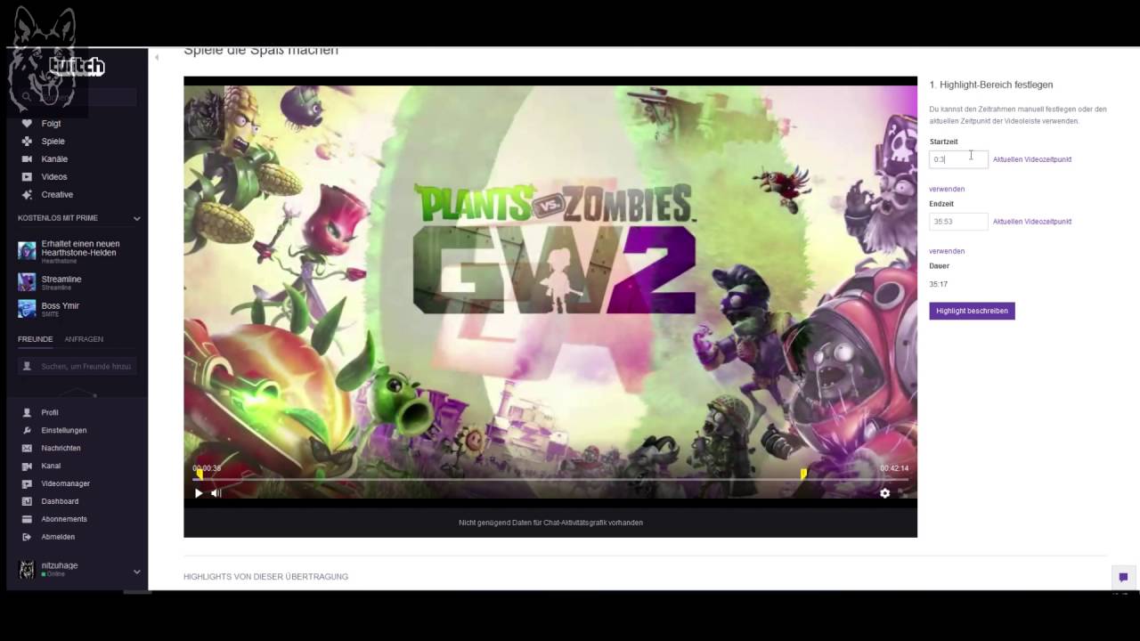 TWITCH Live Stream aufnehmen