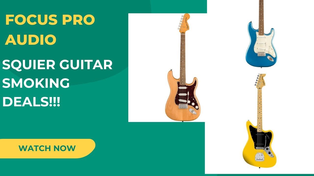 Выгодные предложения на гитары Squier в Focus Pro Audio!!! #гитара #электрогитара #гитарист