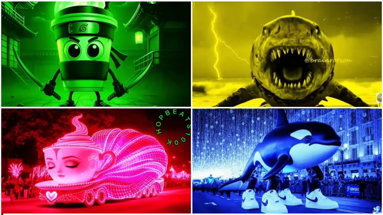 ITALIAN BRAINROT EXE 4 COLORS 4 MUSIC🎧#ItalianBrainrot​ #TungTungTung​ #TralaleroTralala​ #lyrics​