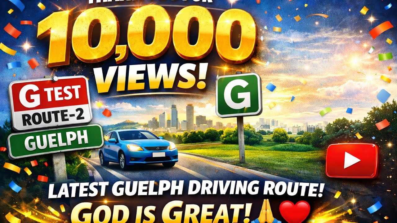 Latest G test route-2 at Guelph.Godisgreat 🙏🏻❤️6475502907
