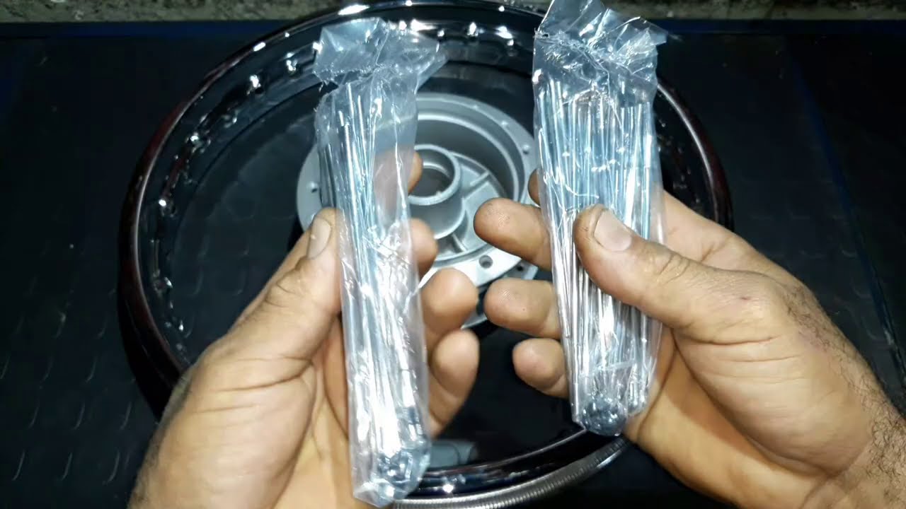 Como Montar e Alinhar Roda de Qualquer Moto ! Enraiação de Aro de Moto Passo a Passo !