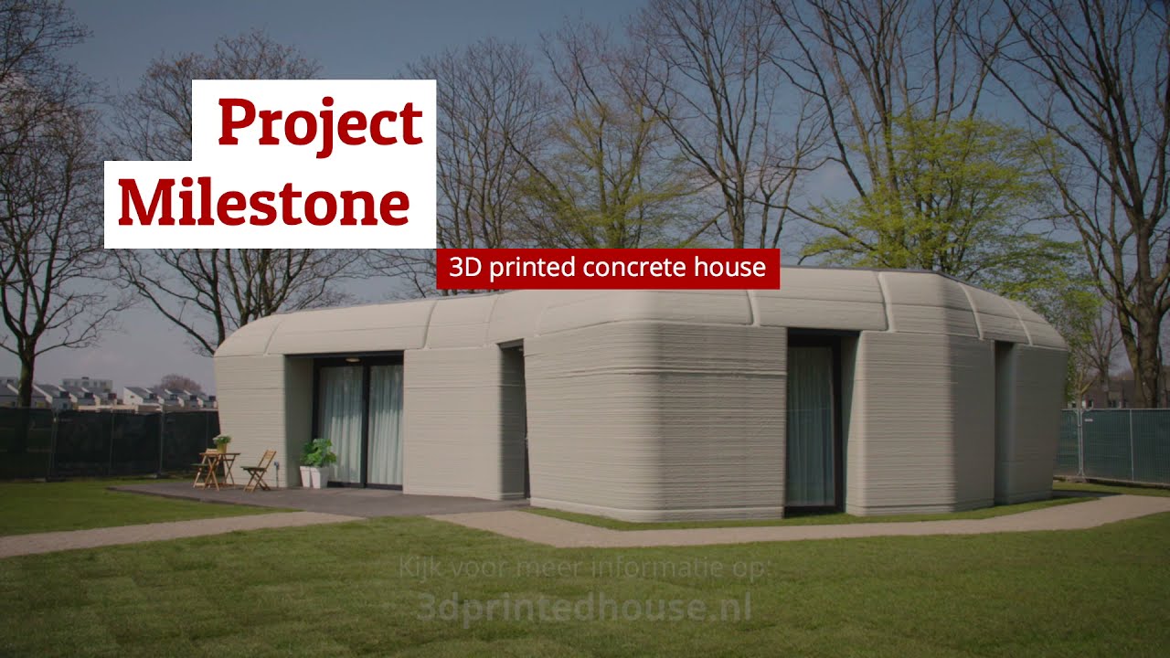 La prima casa in cemento stampato in 3D