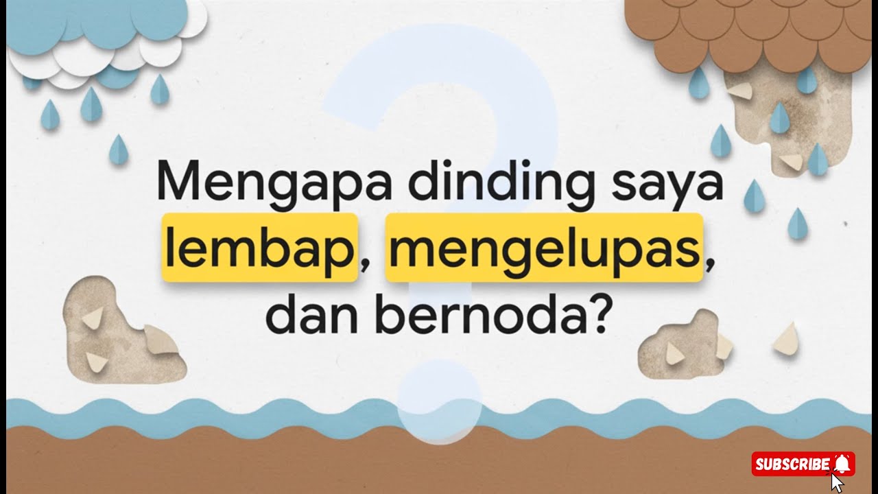 STOP BOROS CAT! Dinding Lembab Bikin Rumah Berjamur? Solusi PERMANEN Rembesan Air Tembok