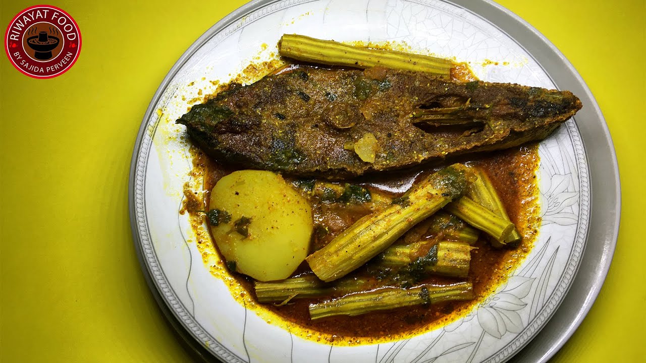 DRUMSTICK FISH CURRY | Traditional Fish Curry Recipe with Drumstick Moringa (Sajna)Fried Fish Curry