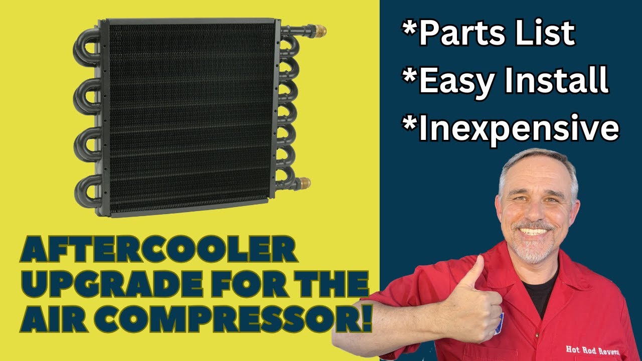 How to Install an Aftercooler for 60 Gallon Harbor Freight Air Compressor