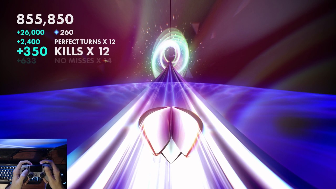 Thumper - Level 9+ - Second S+ run (60 FPS w/ Hand Cam)