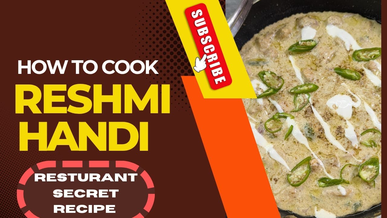 CHICKEN RESHMI HANDI | BONLESS CREAMY HANDI | RESURANT STYLE HANDI | @ The Hamza Explores