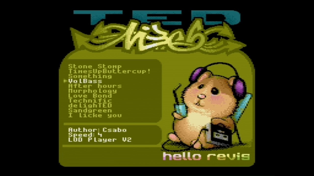 TED Vibes by Exceed & Singular - Commodore plus/4 musicdisk - Revision 2023 demoparty