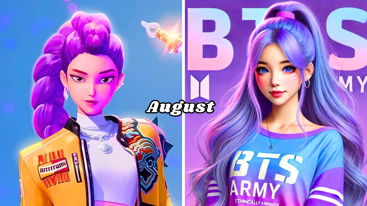 Choose Your Birthday Month & Find Your BTS ARMY Anime Girl + K pop Demon Hunter 💜⚔️