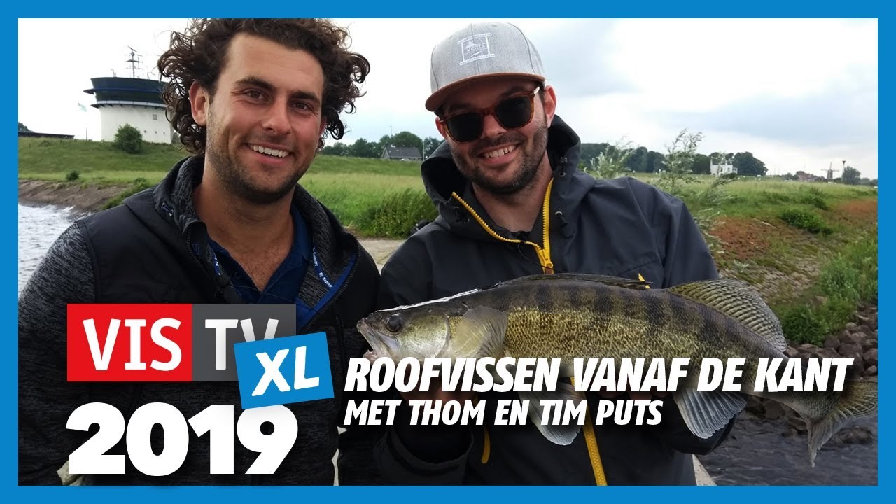 VIS TV XL 2019 Roofvissen vanaf de kant in Wijk bij Duurstede