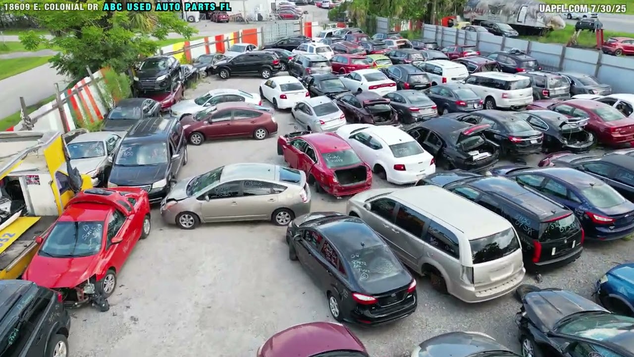 ABC 4K Drone Inventory 7/30/25 Used Auto Parts Orlando FL UAPFL Cars Trucks Vans ENGINES