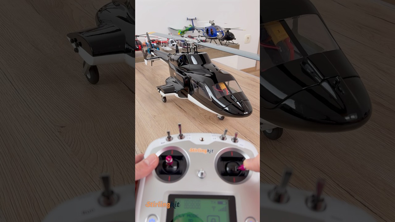 Airwolf - Bell 222 Helicopter | Scale RC Helicopter | Stirlingkit