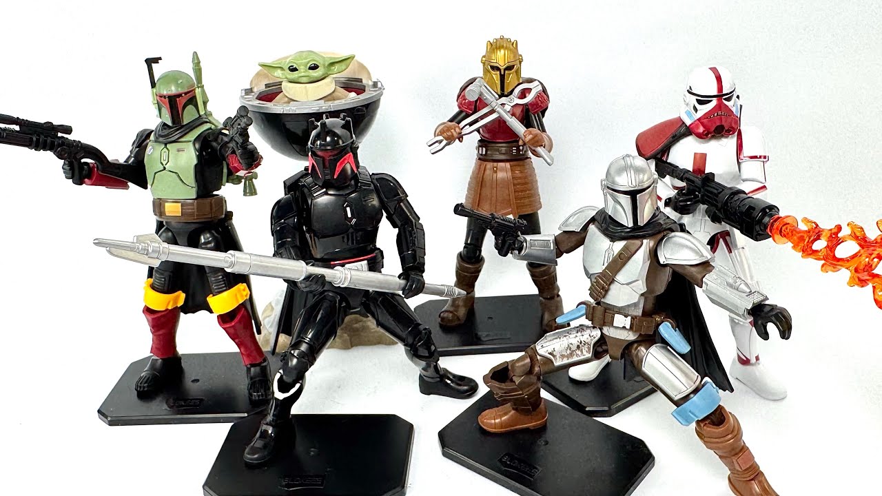 NEW Star Wars The Mandalorian 3.75 Inch Figures!!! Galaxy Version by Blokees Chefatron Review 