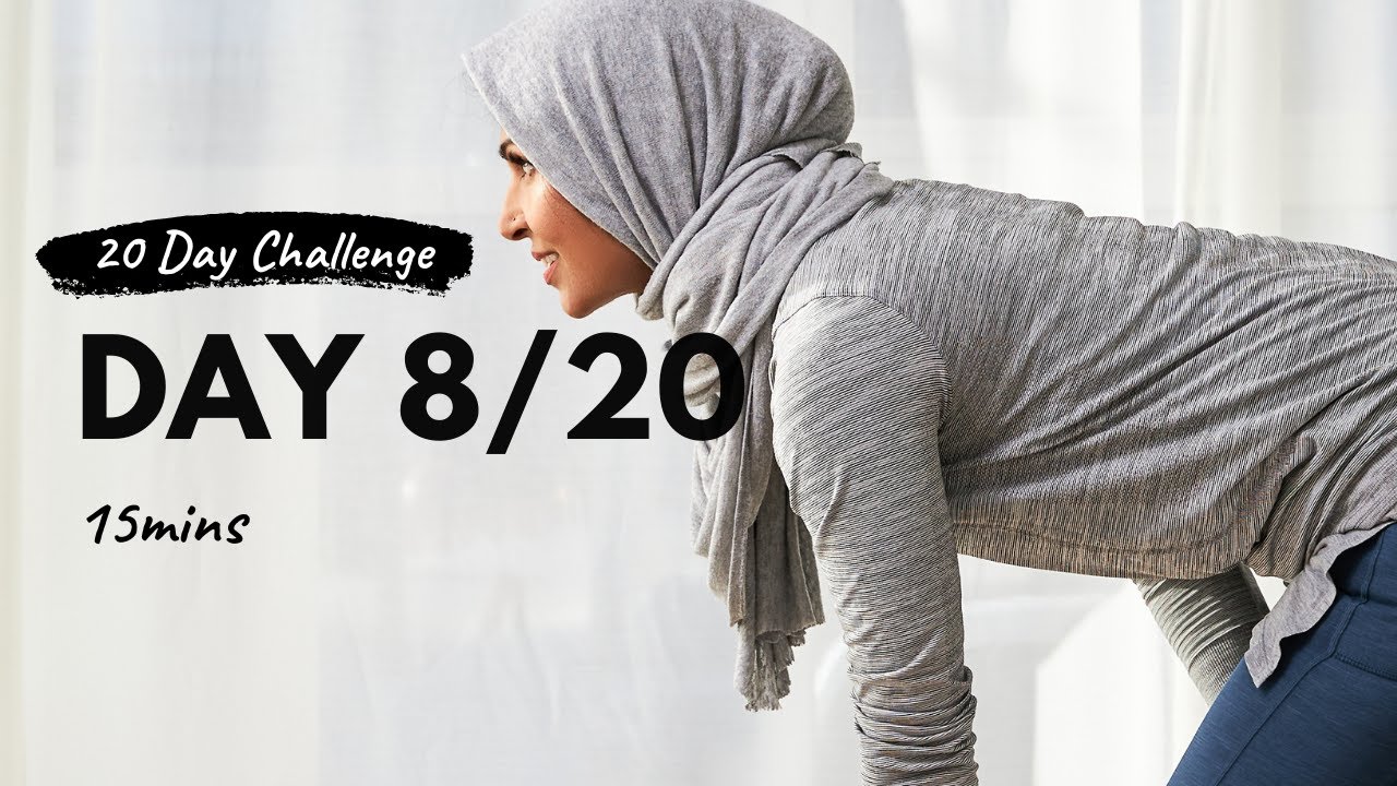 DAY 8/20 - Upper Body, 15 minute Home Workout. Great for beginners!